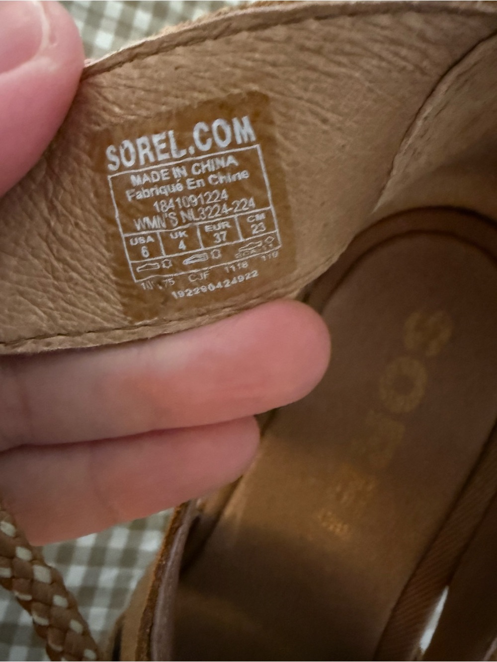Sorel Joanie II Lace Wedge Sandals - Picture 5 of 8
